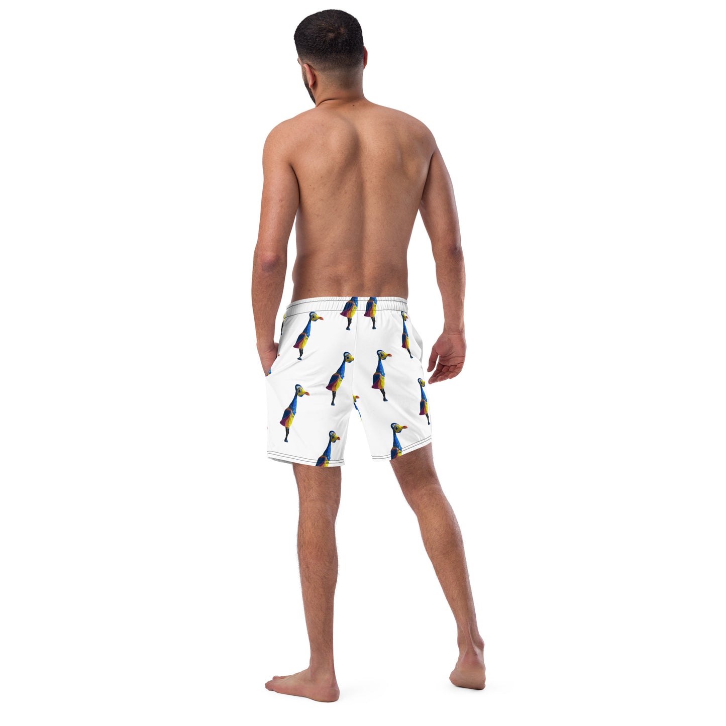 Bird Is Da Word Men's swim trunks