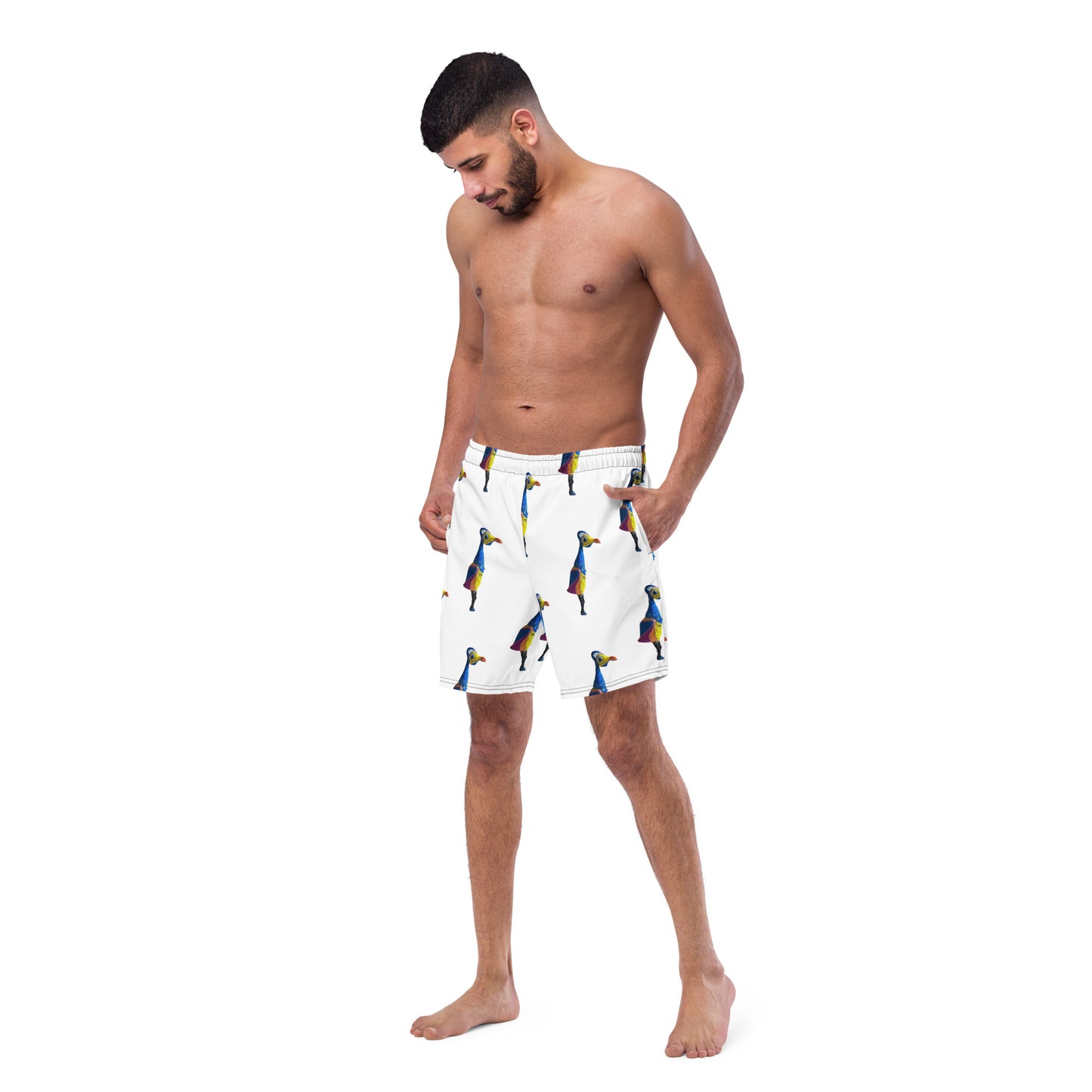 Bird Is Da Word Men's swim trunks