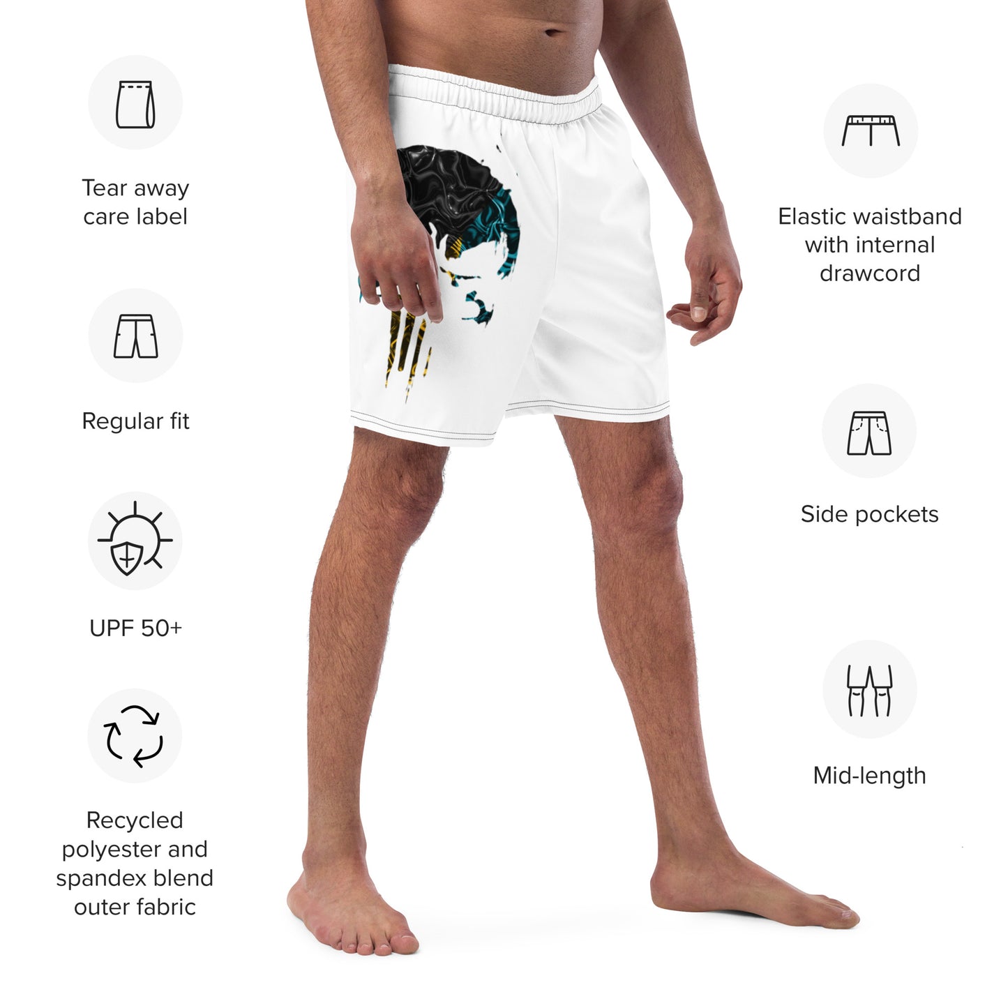 BahChaos Men's swim trunks