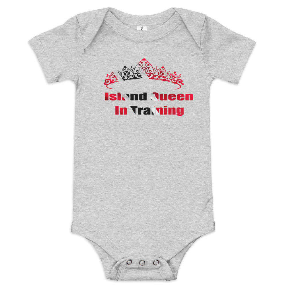 Trini Island Queen In Training short sleeve one piece