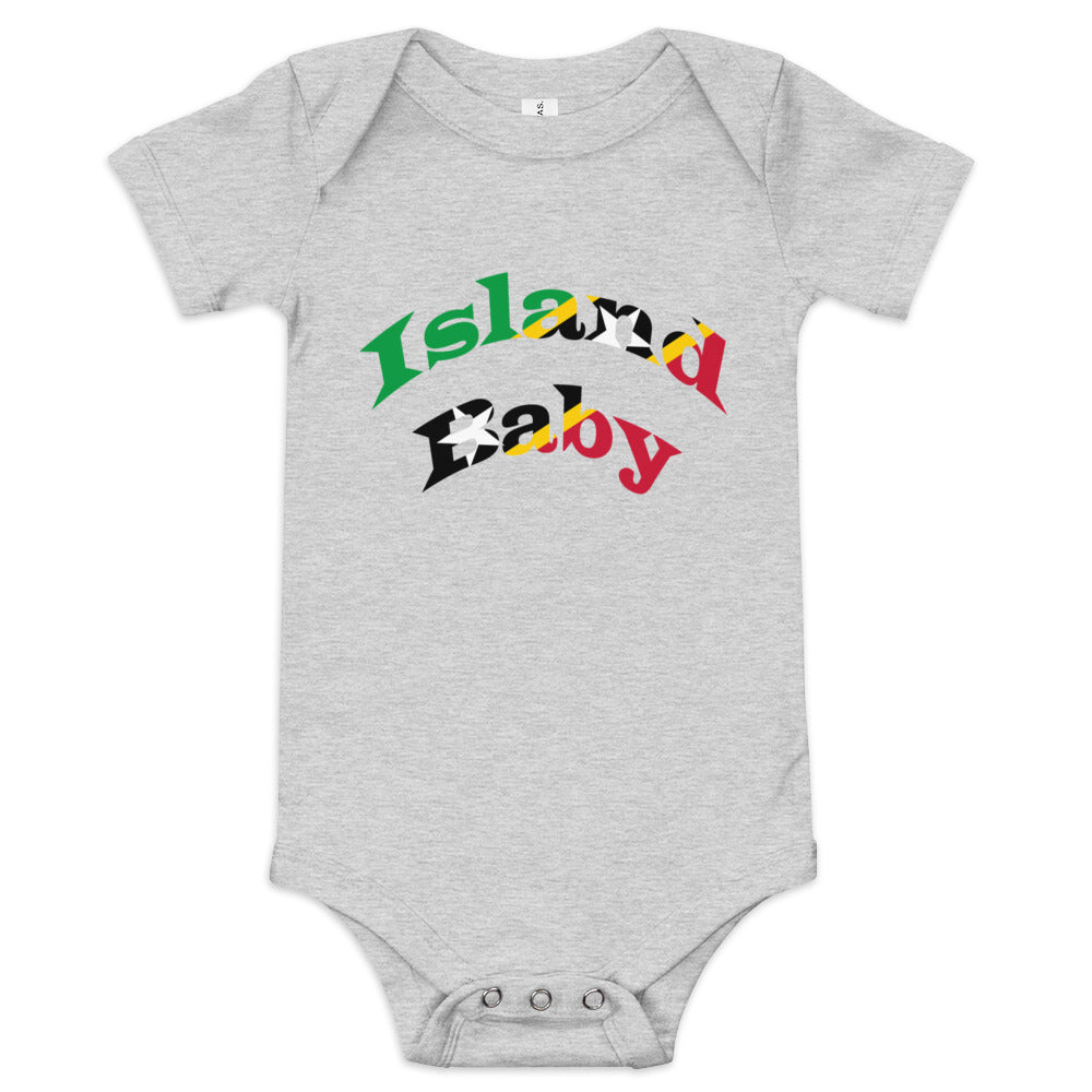 St. Kitts Island Baby short sleeve one piece