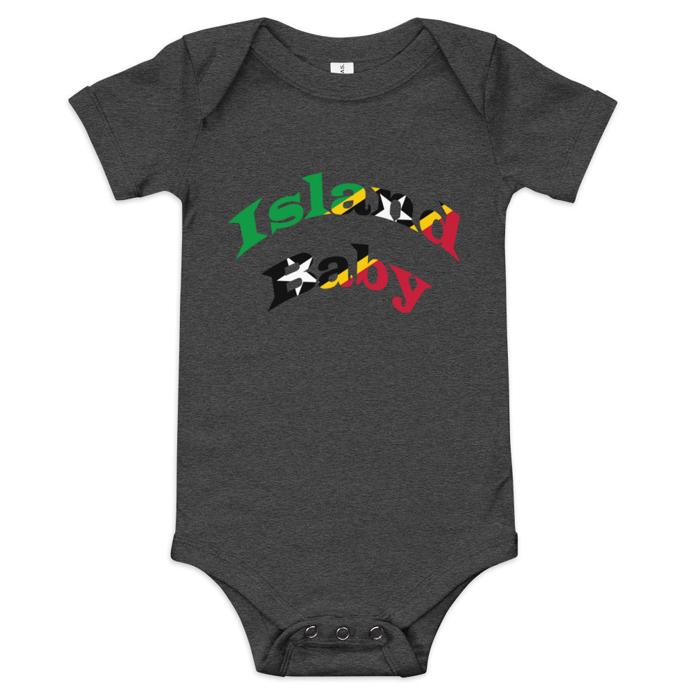 St. Kitts Island Baby short sleeve one piece