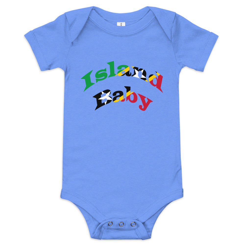 St. Kitts Island Baby short sleeve one piece