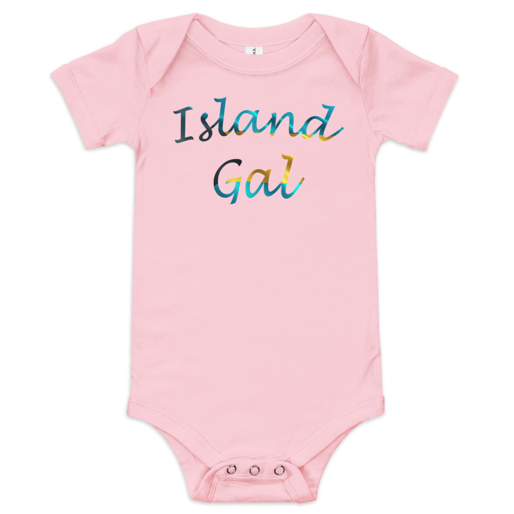 Island Gal short sleeve one piece