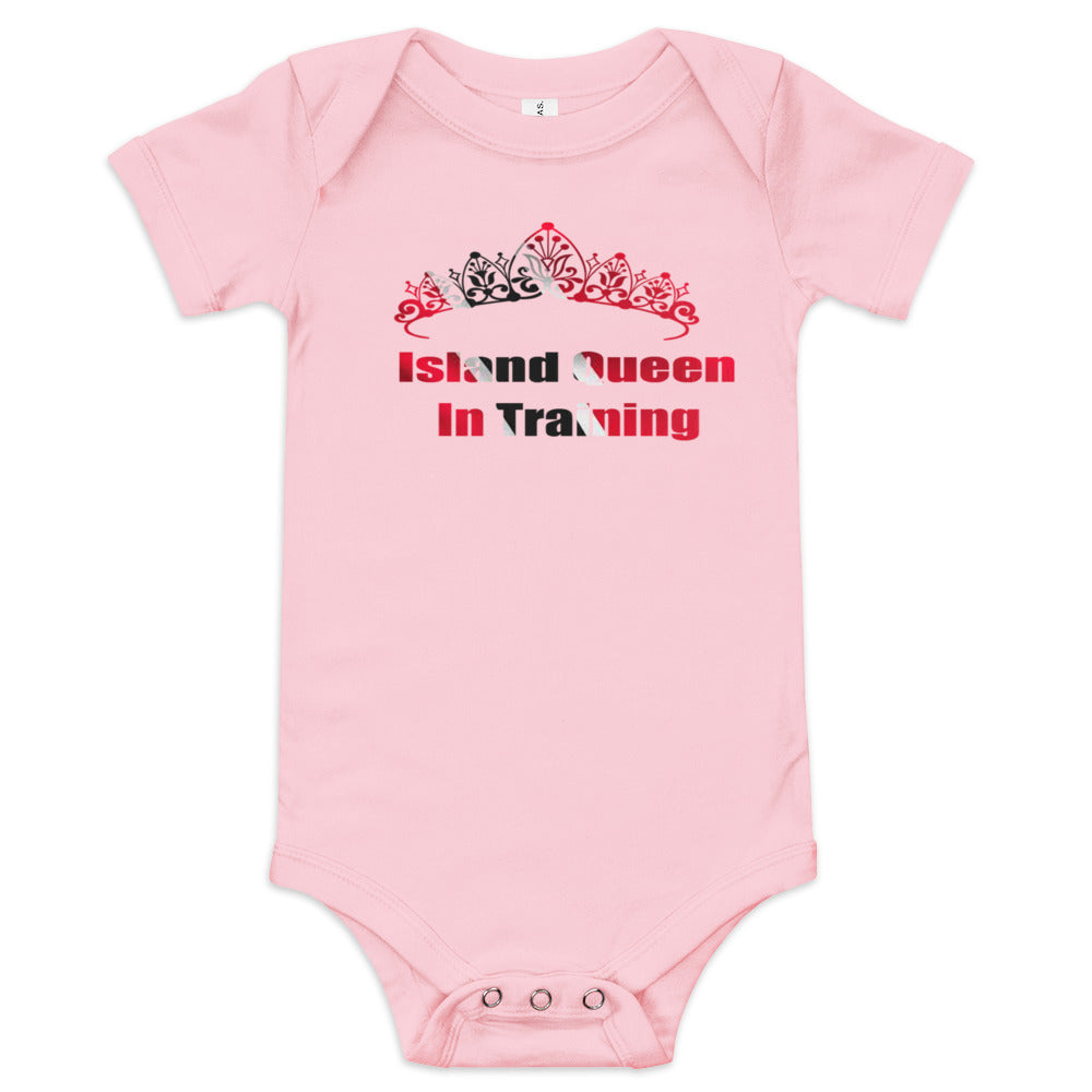 Trini Island Queen In Training short sleeve one piece