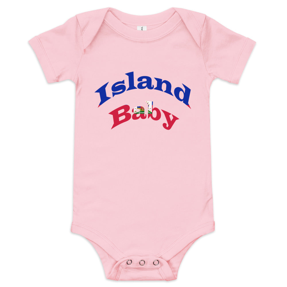 Haiti Island Baby short sleeve one piece