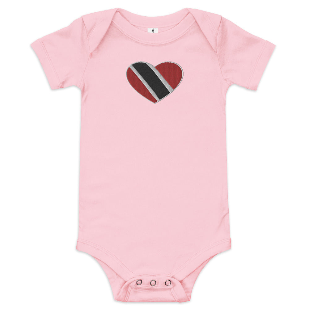 Triniheart Embroidered short sleeve one piece