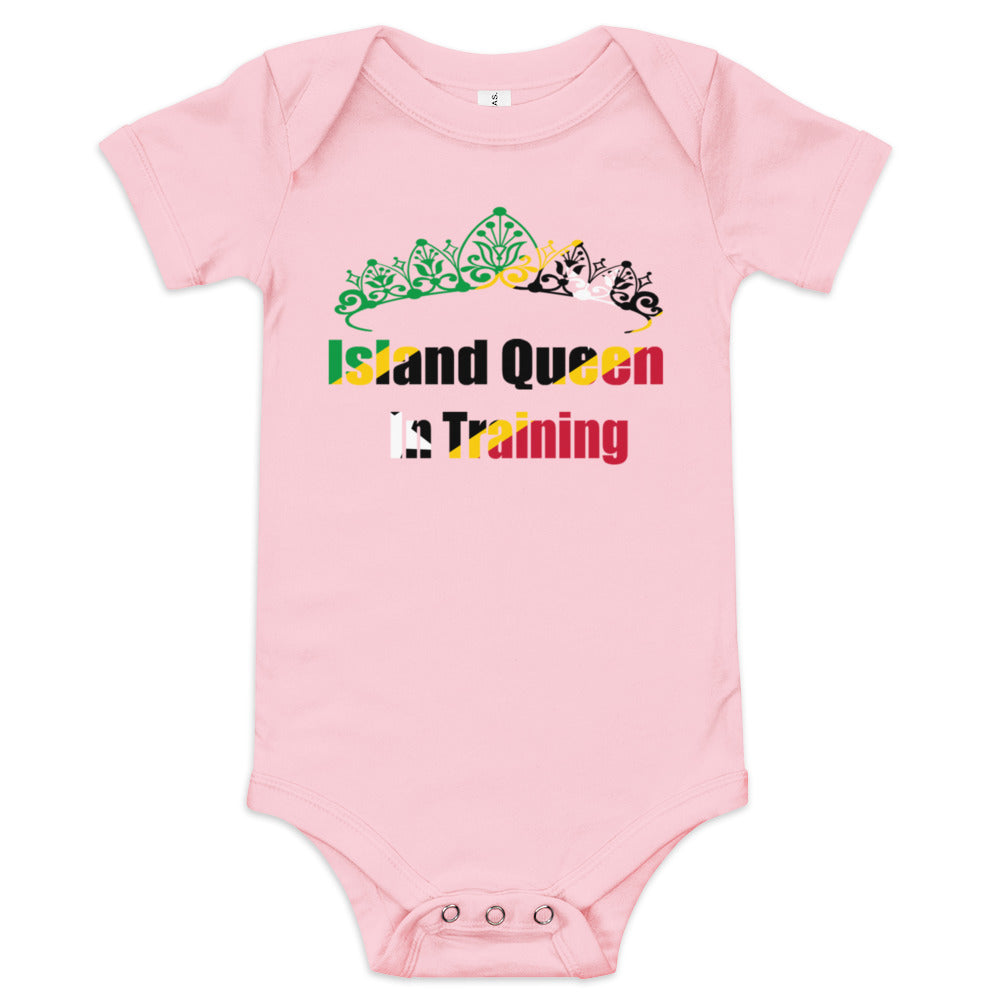 St. Kitts Island Queen In Training short sleeve one piece