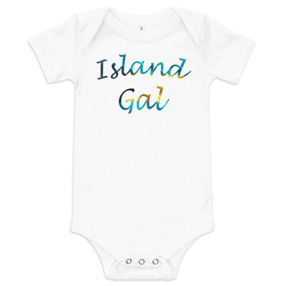 Island Gal short sleeve one piece