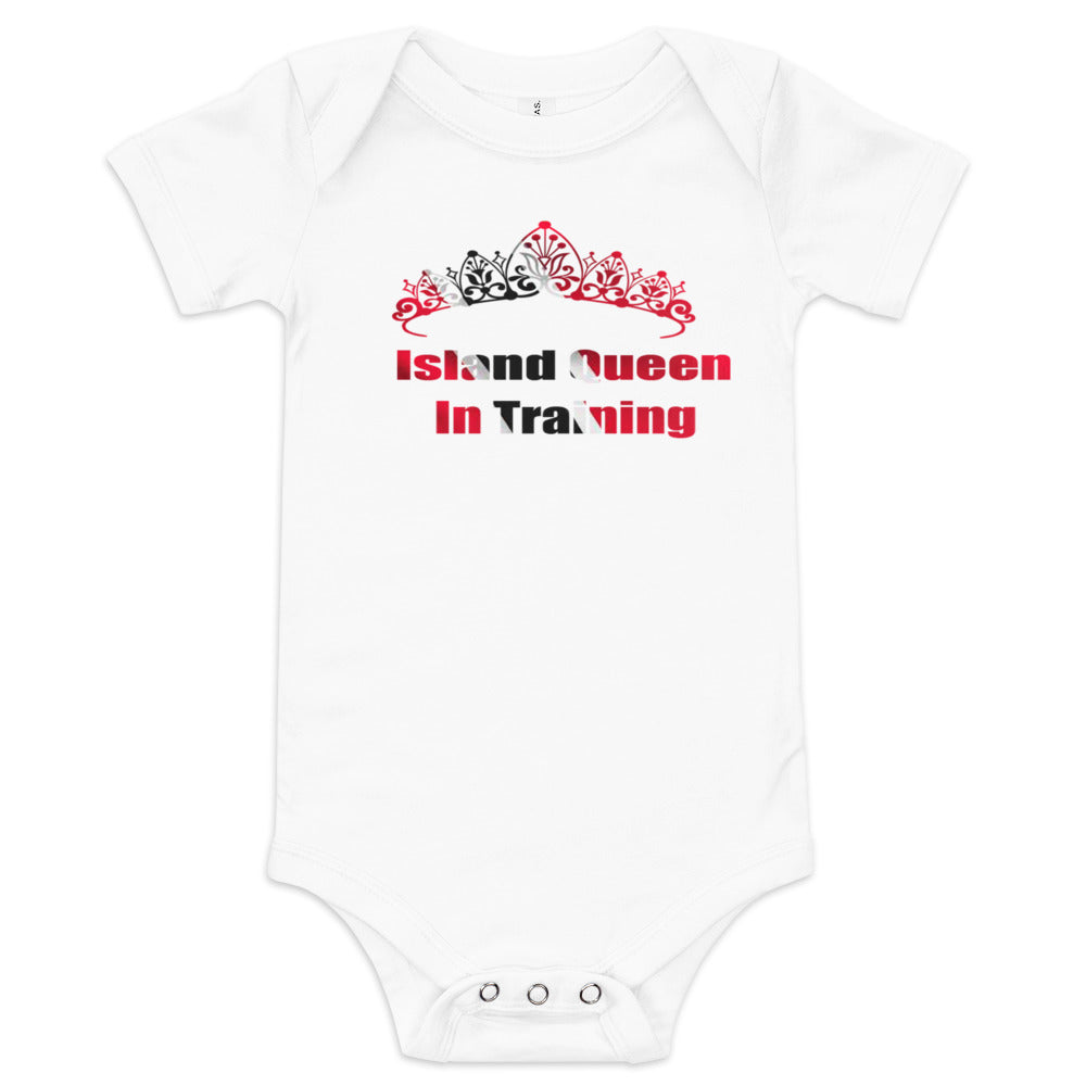 Trini Island Queen In Training short sleeve one piece