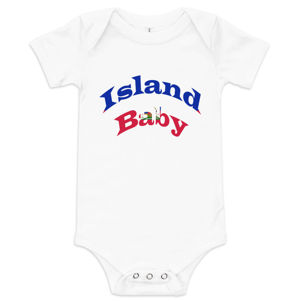 Haiti Island Baby short sleeve one piece