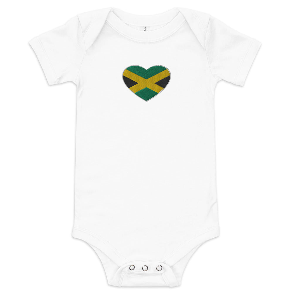 Jamheart Embroidered short sleeve one piece