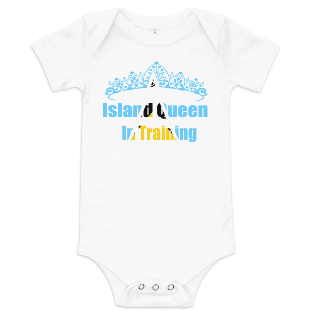 ST. Lucia Island Queen In Training short sleeve one piece