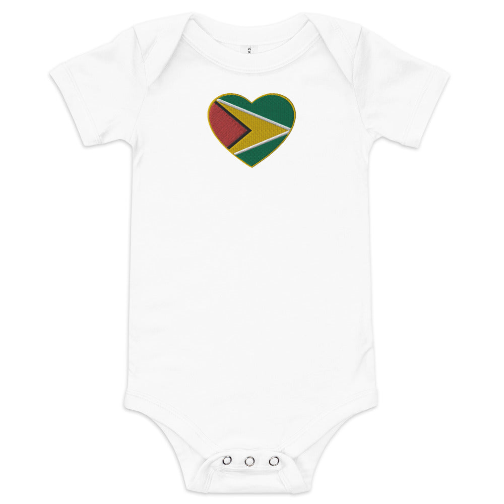 GuyHeart Embroidered short sleeve one piece