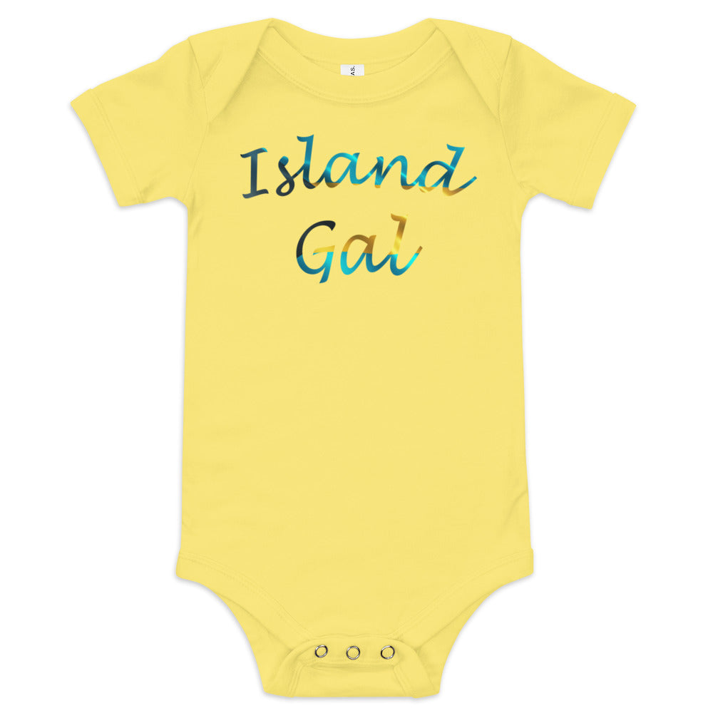 Island Gal short sleeve one piece