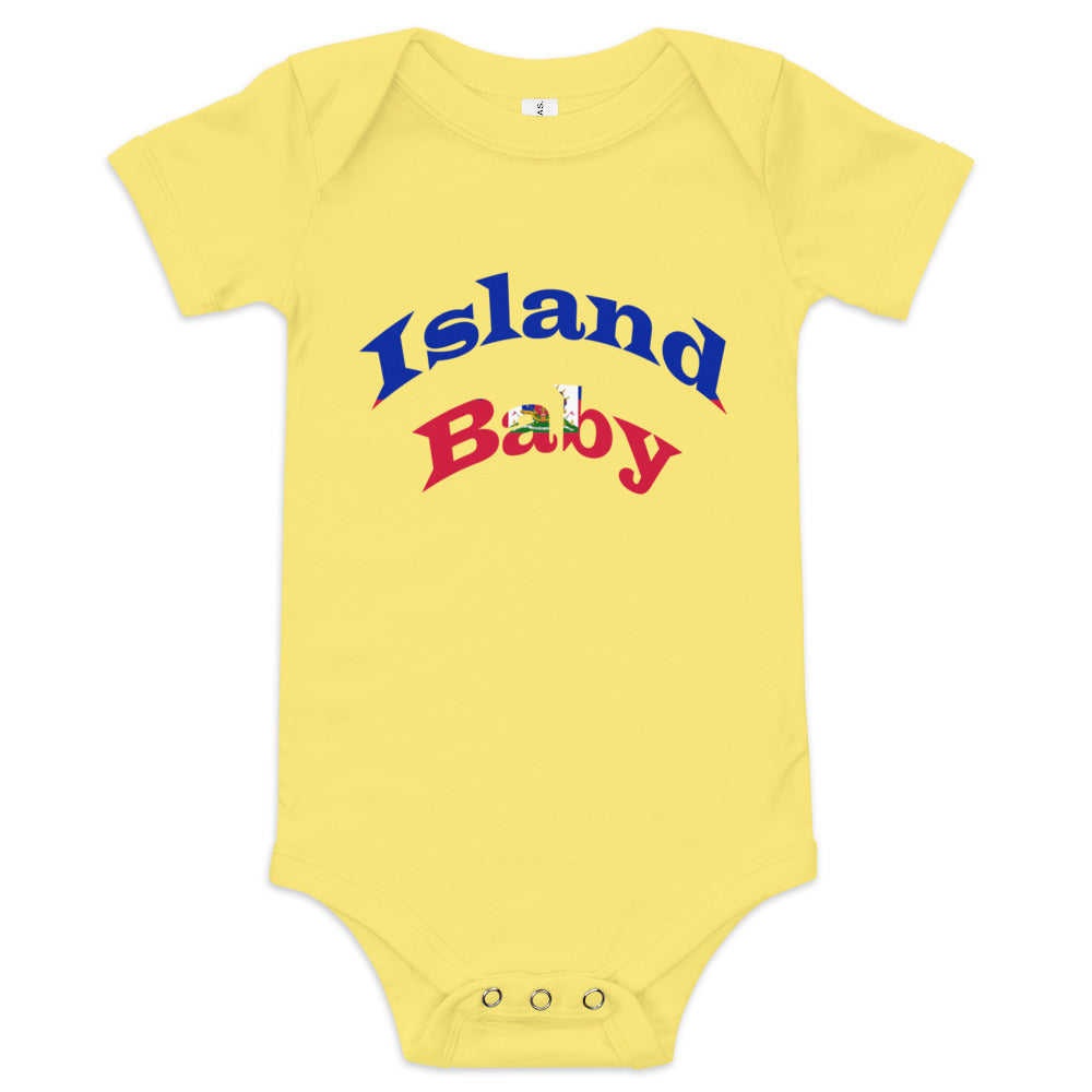 Haiti Island Baby short sleeve one piece