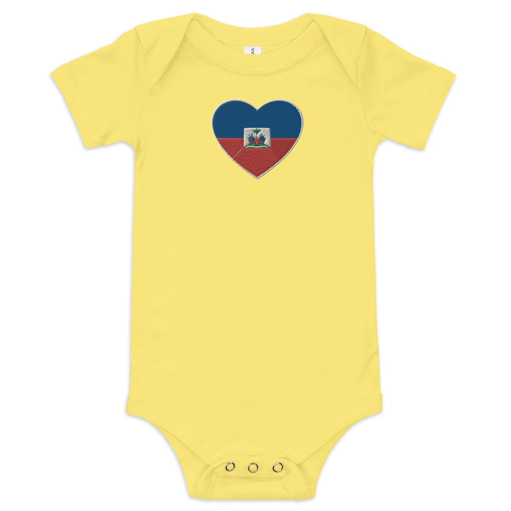 Haiheart Embroidered short sleeve one piece