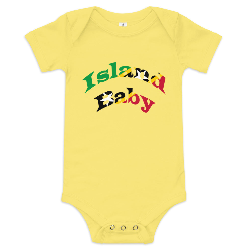St. Kitts Island Baby short sleeve one piece