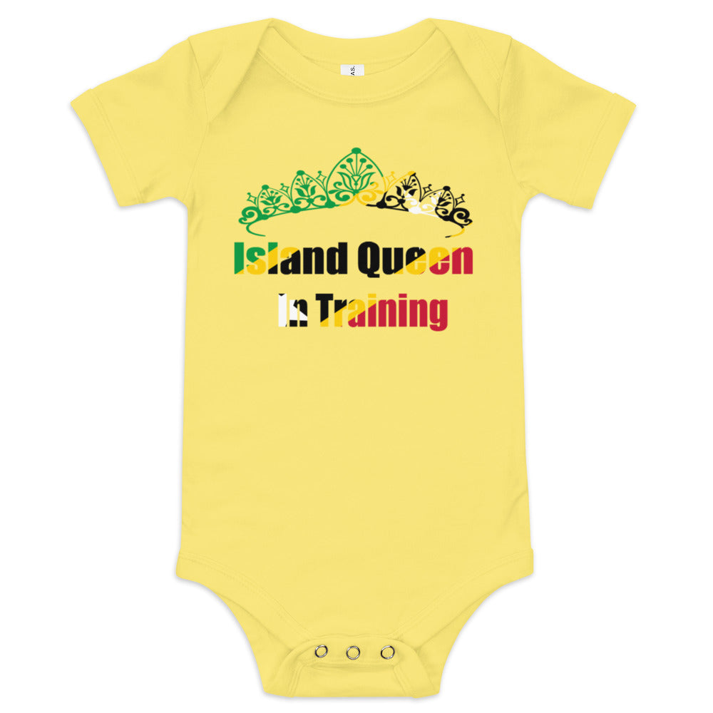 St. Kitts Island Queen In Training short sleeve one piece