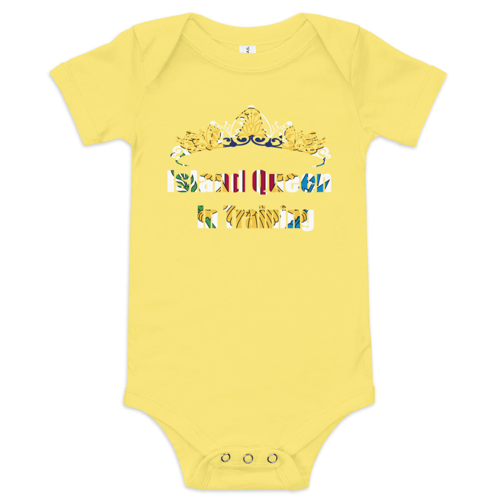 USVI Island Queen In Training short sleeve one piece