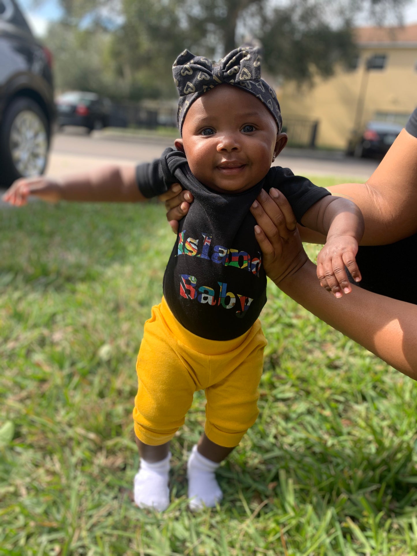 Island Baby short sleeve one piece