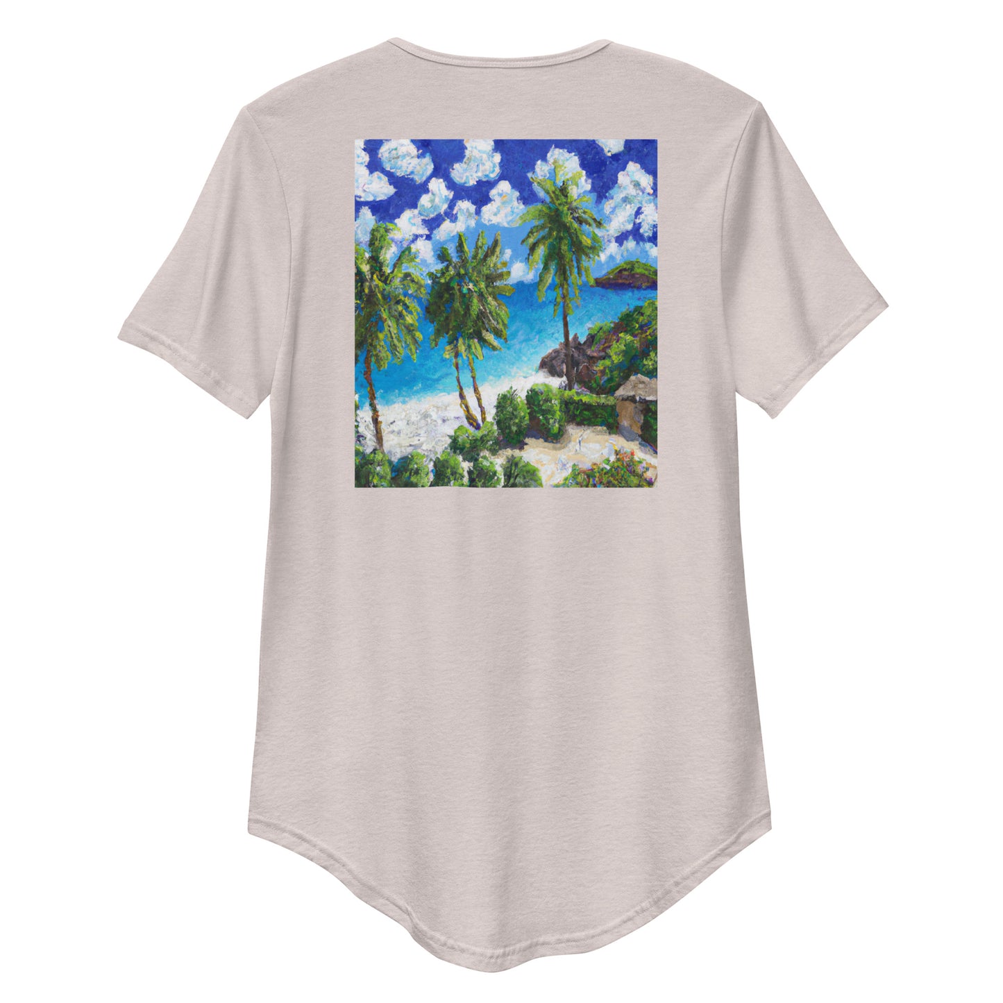 Paradise 2 Curved Hem T-Shirt