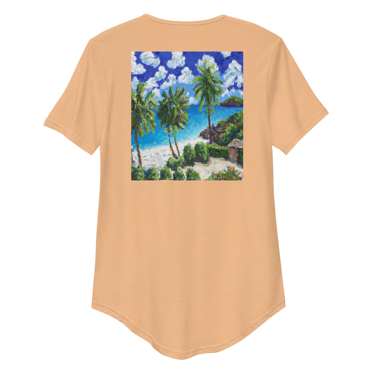 Paradise 2 Curved Hem T-Shirt