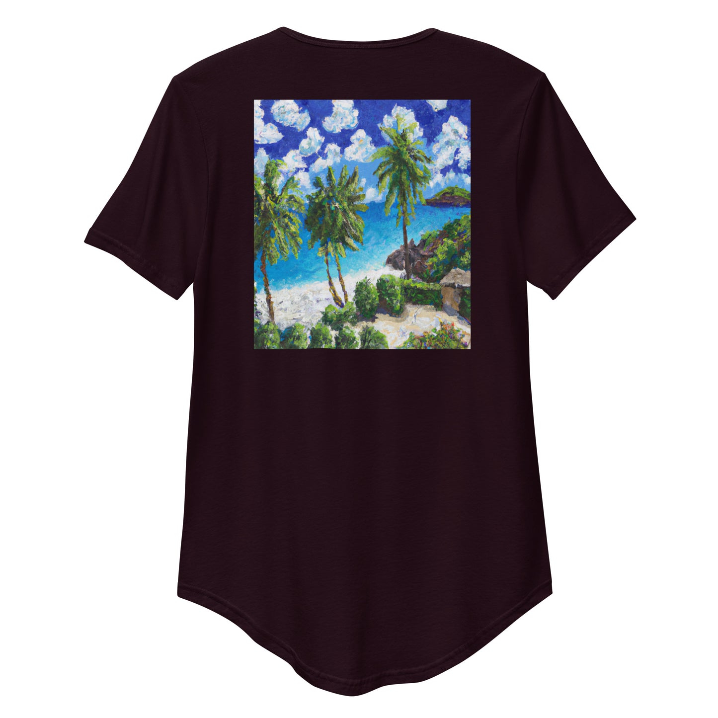 Paradise 2 Curved Hem T-Shirt