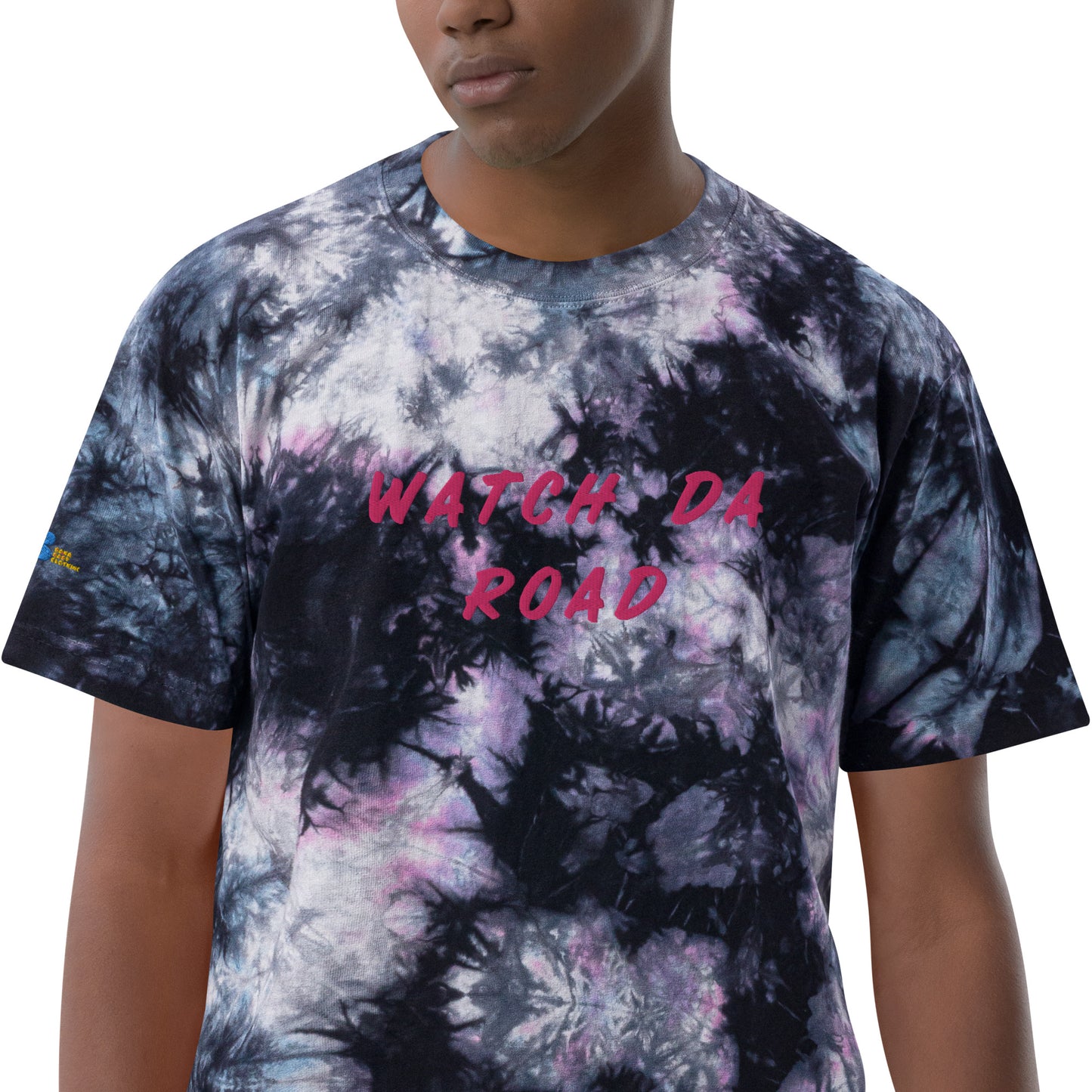 Watch Da Road Oversized tie-dye t-shirt