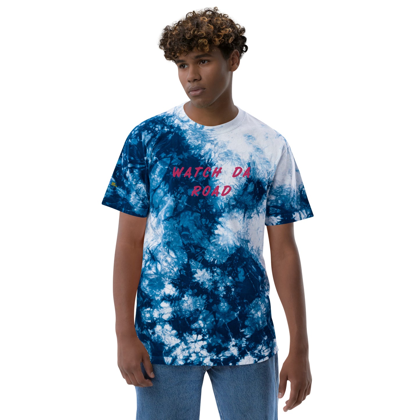 Watch Da Road Oversized tie-dye t-shirt