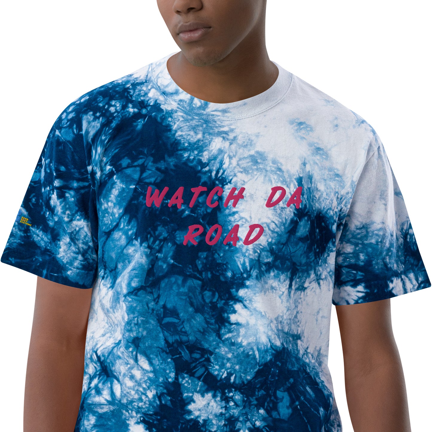 Watch Da Road Oversized tie-dye t-shirt