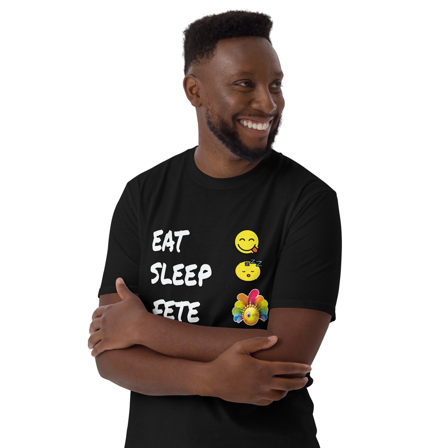 Eat.Sleep.Fete.Repeat. Short-Sleeve Unisex T-Shirt