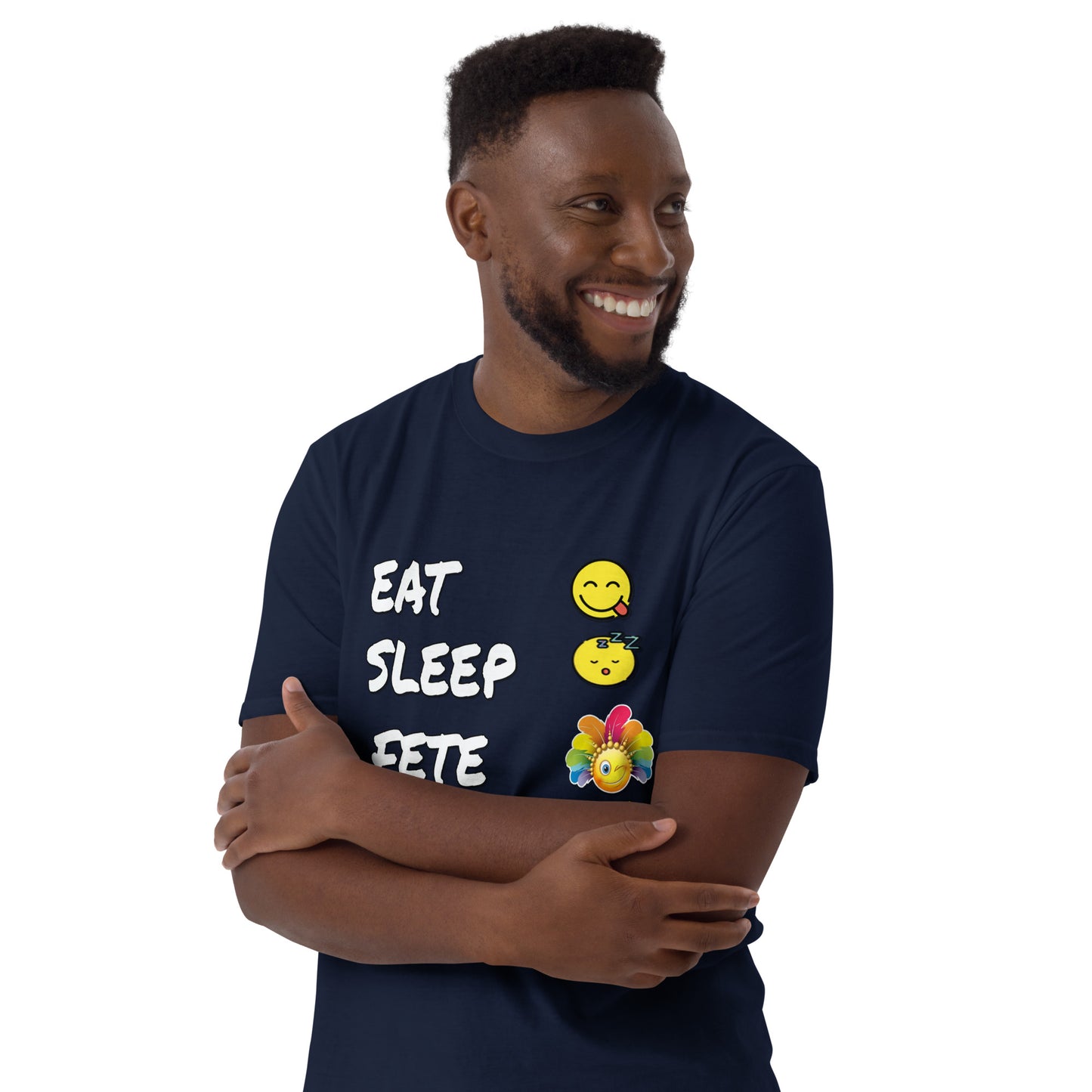 Eat.Sleep.Fete.Repeat. Short-Sleeve Unisex T-Shirt