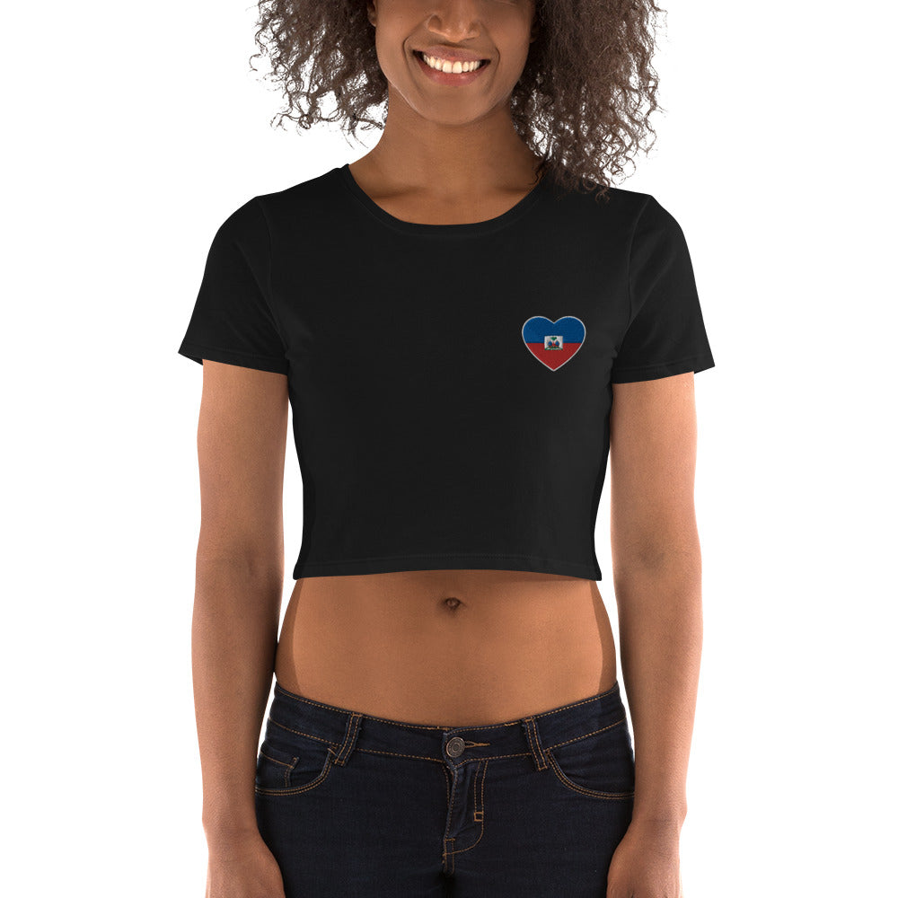 Haitiheart Women’s Crop Tee