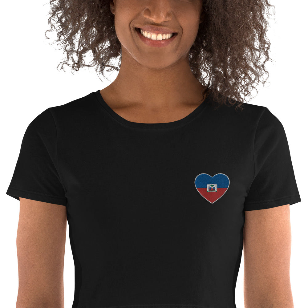 Haitiheart Women’s Crop Tee