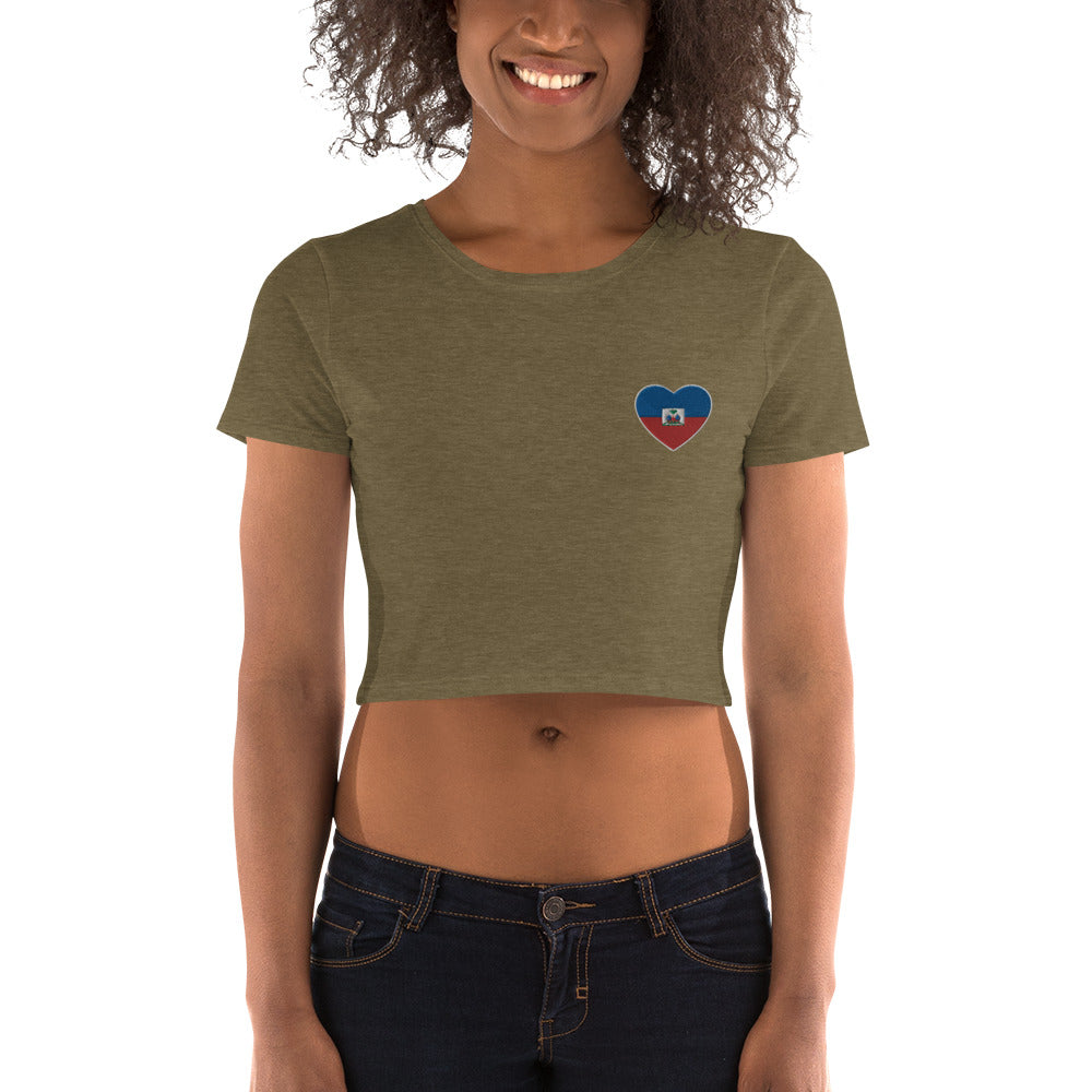 Haitiheart Women’s Crop Tee