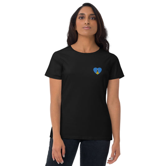 St. Lucian women's short sleeve t-shirt