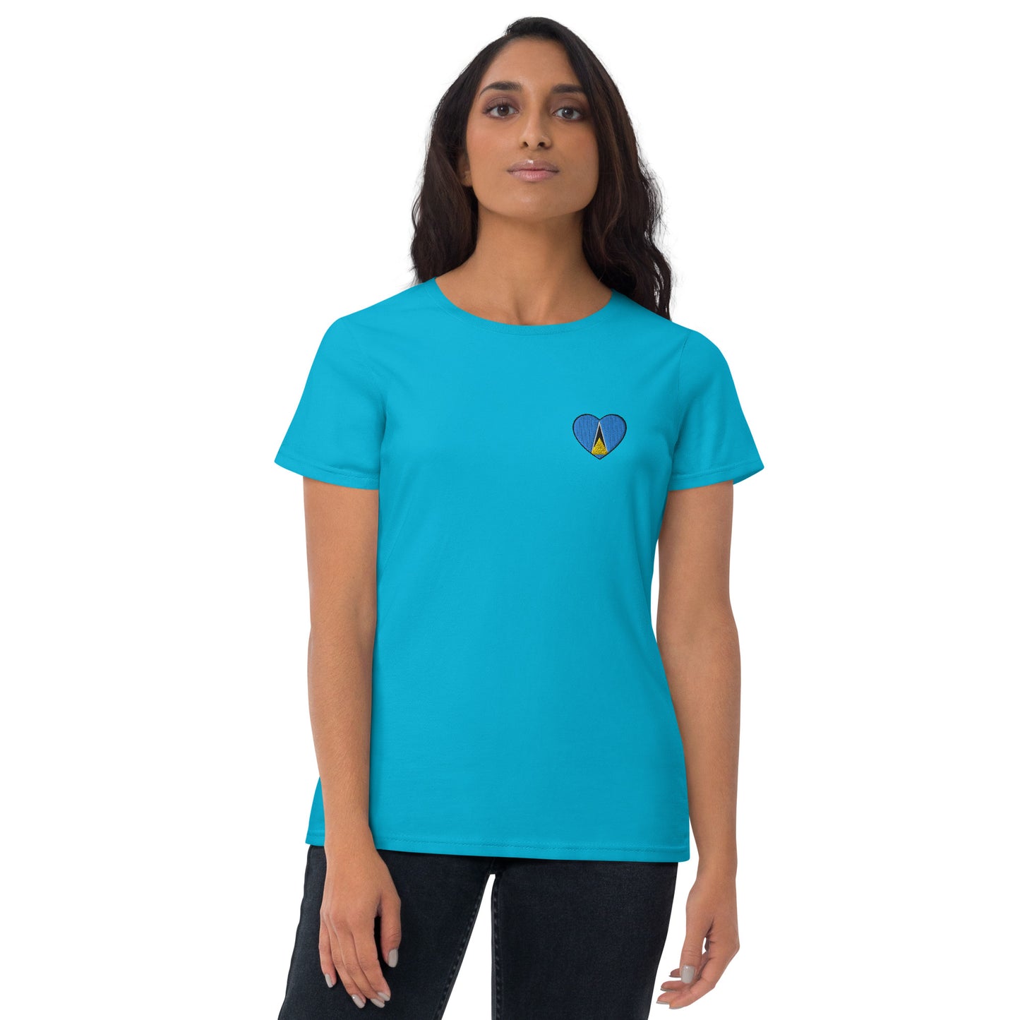 St. Lucian women's short sleeve t-shirt