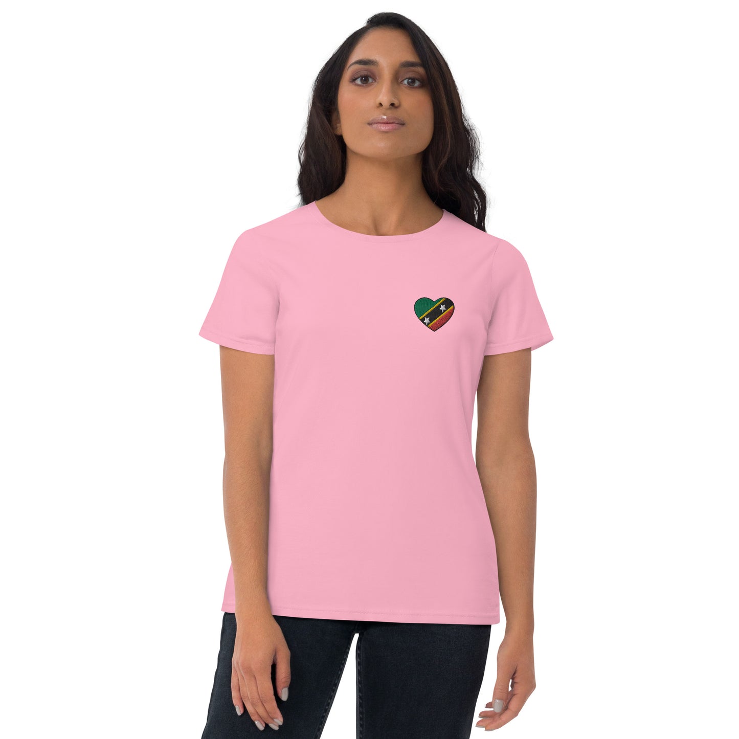 St. Kitts N' Nevis women's short sleeve t-shirt