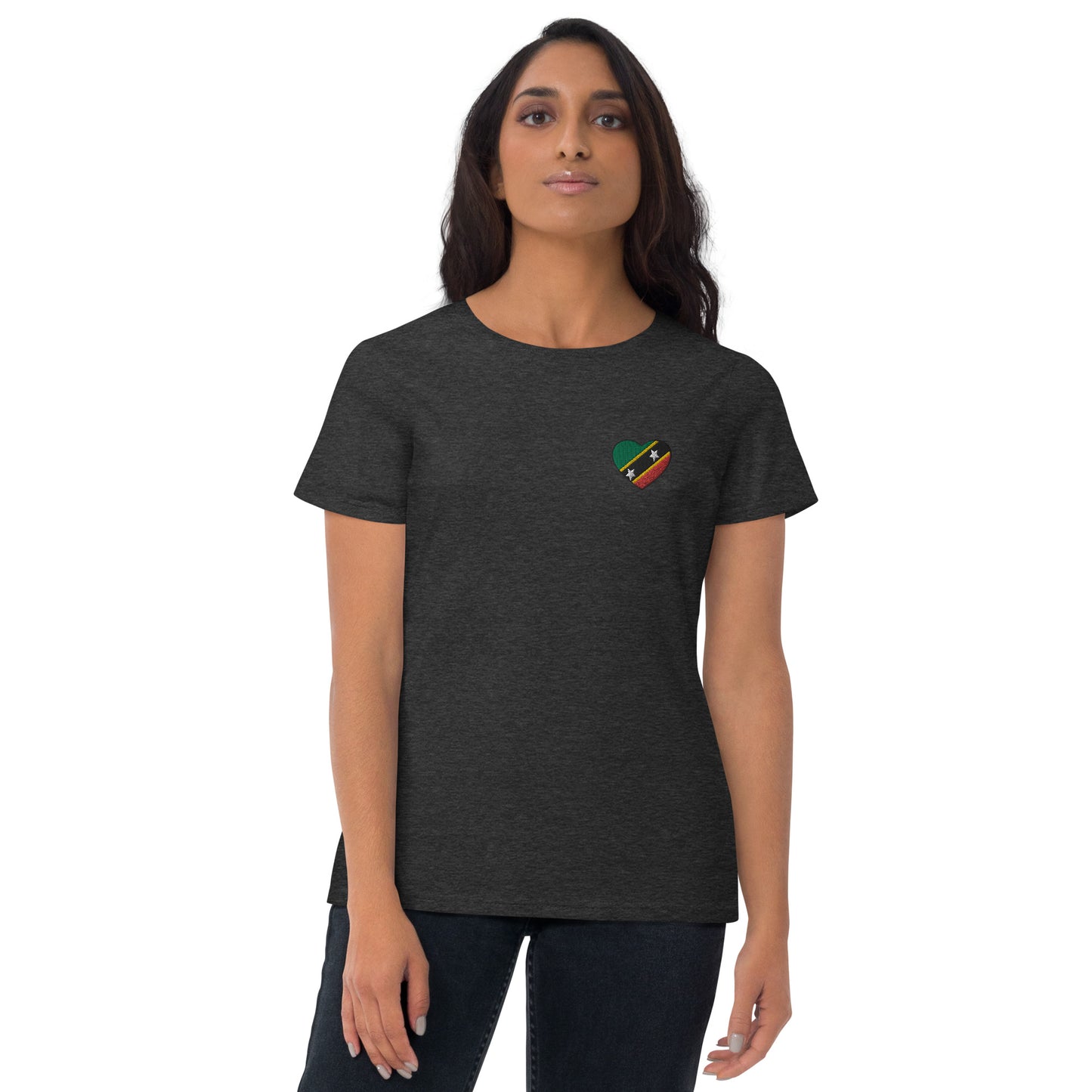 St. Kitts N' Nevis women's short sleeve t-shirt