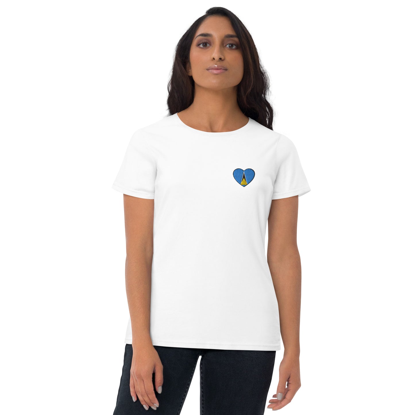 St. Lucian women's short sleeve t-shirt