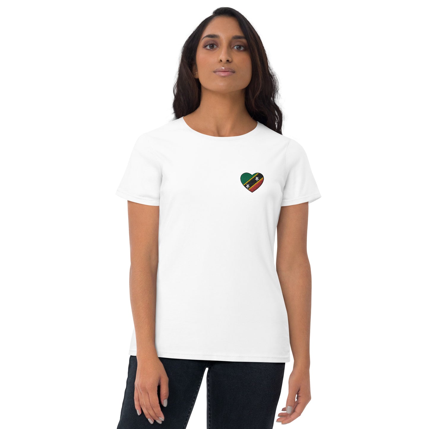 St. Kitts N' Nevis women's short sleeve t-shirt