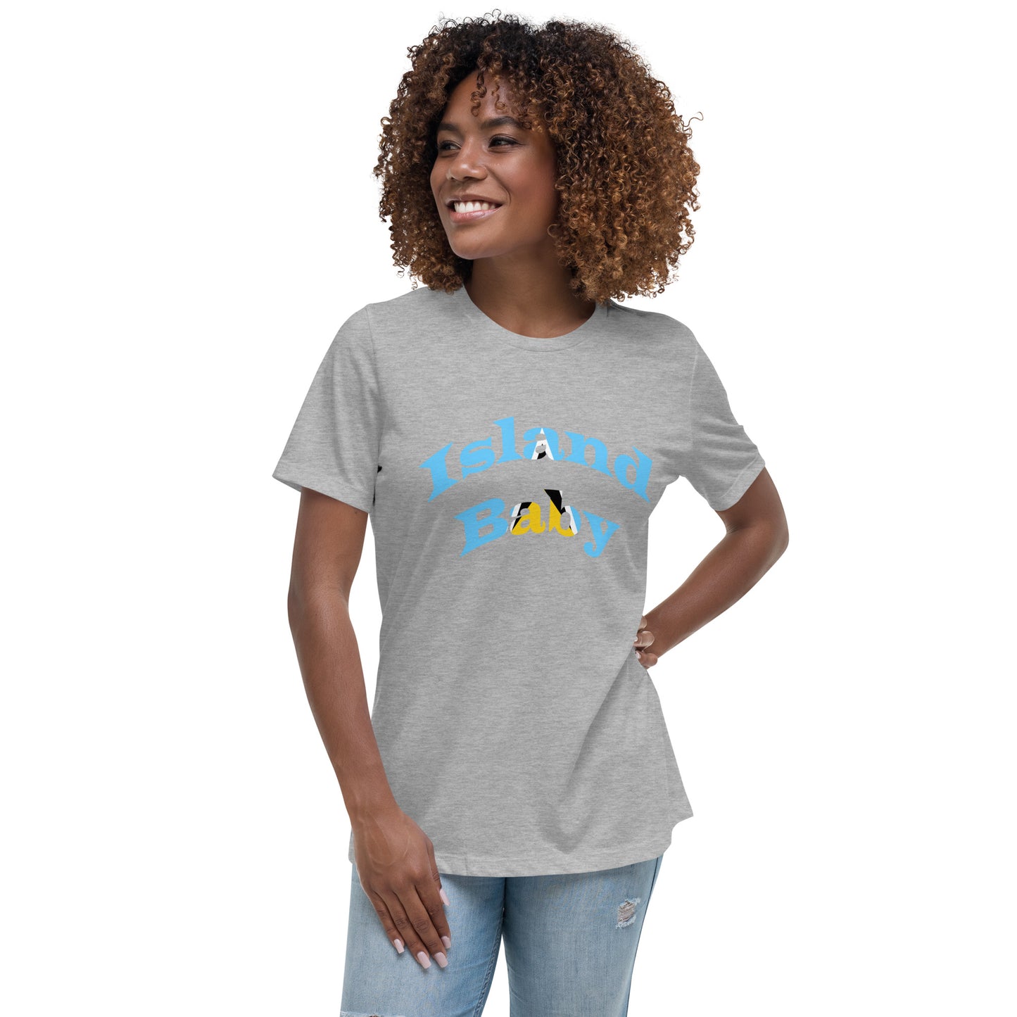 St. Lucian Island Baby women's Relaxed T-Shirt