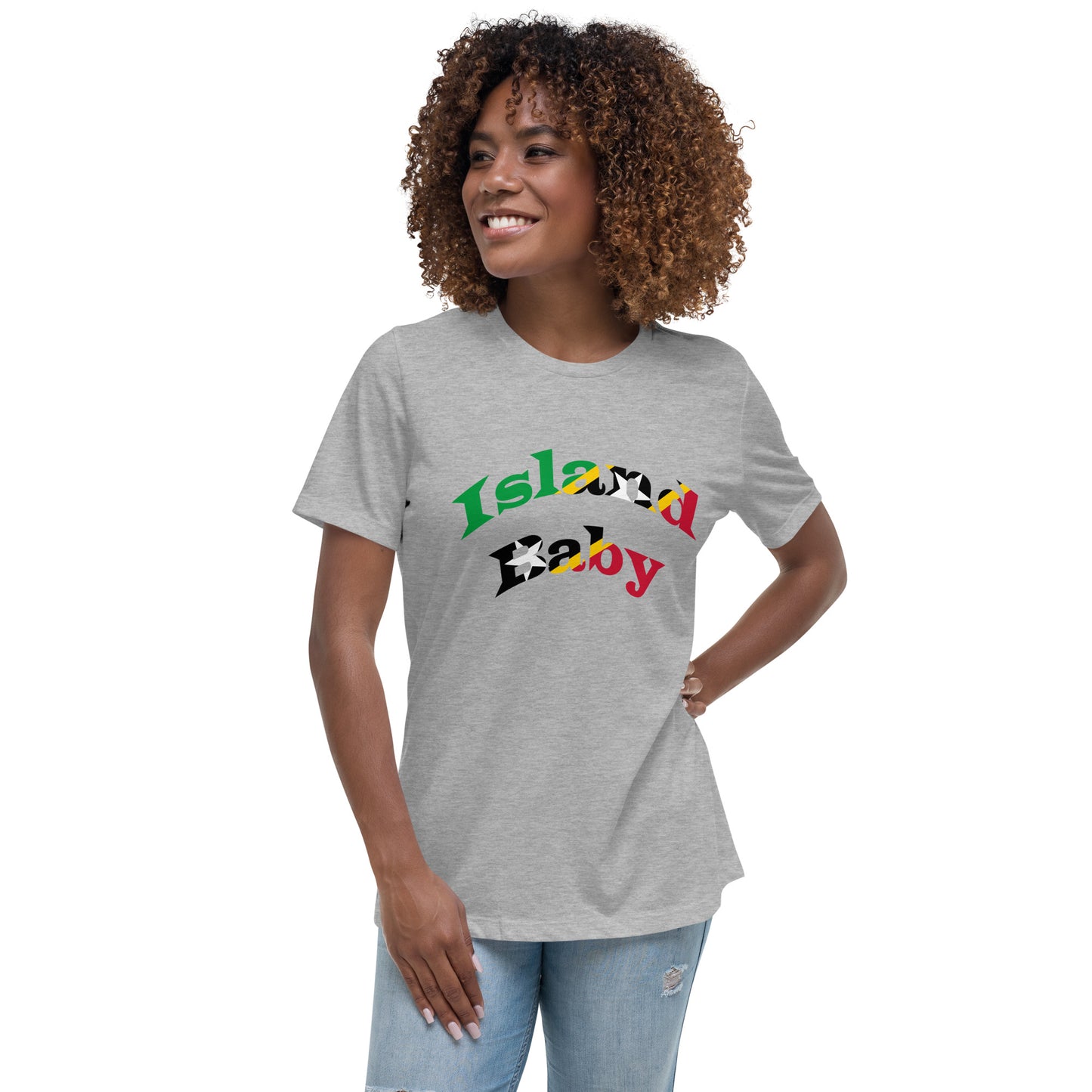 St. Kitts N Nevis Island Baby women's Relaxed T-Shirt