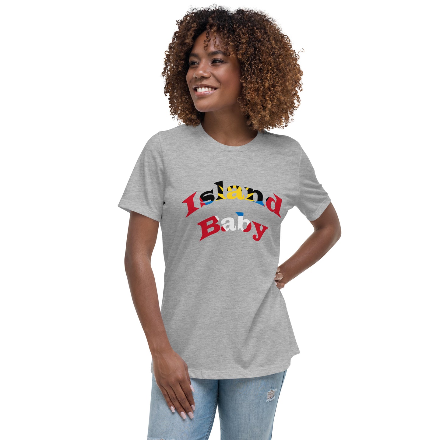 Antiguan Island Baby women's Relaxed T-Shirt