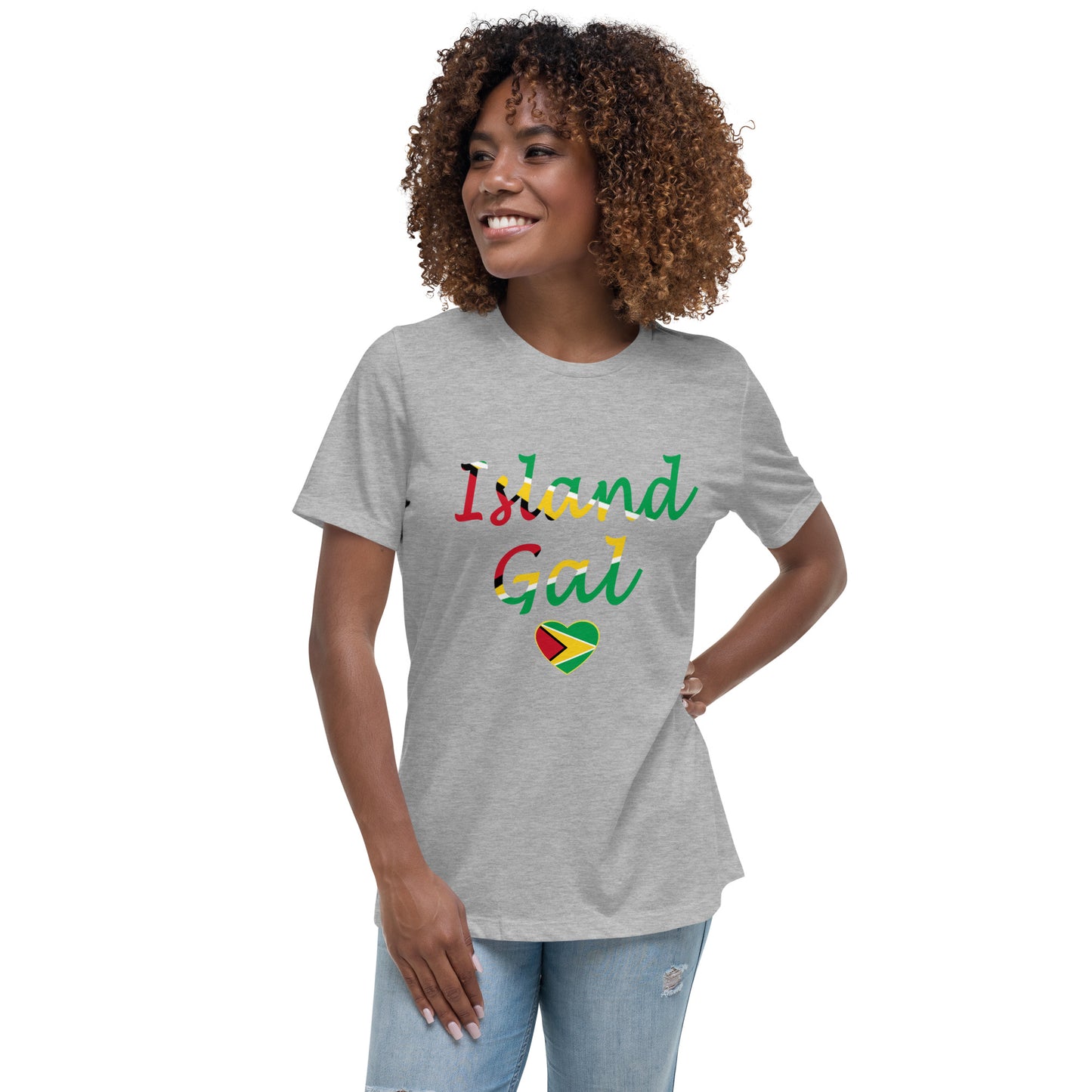Guyanese Island Gal women's Relaxed T-Shirt
