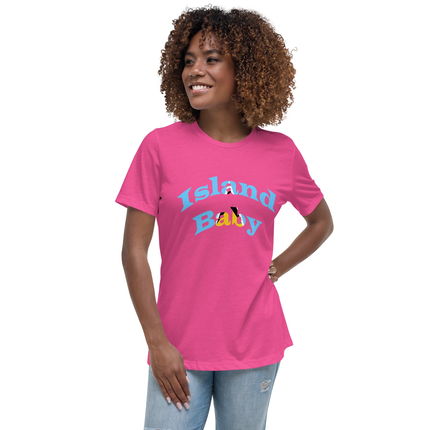 St. Lucian Island Baby women's Relaxed T-Shirt
