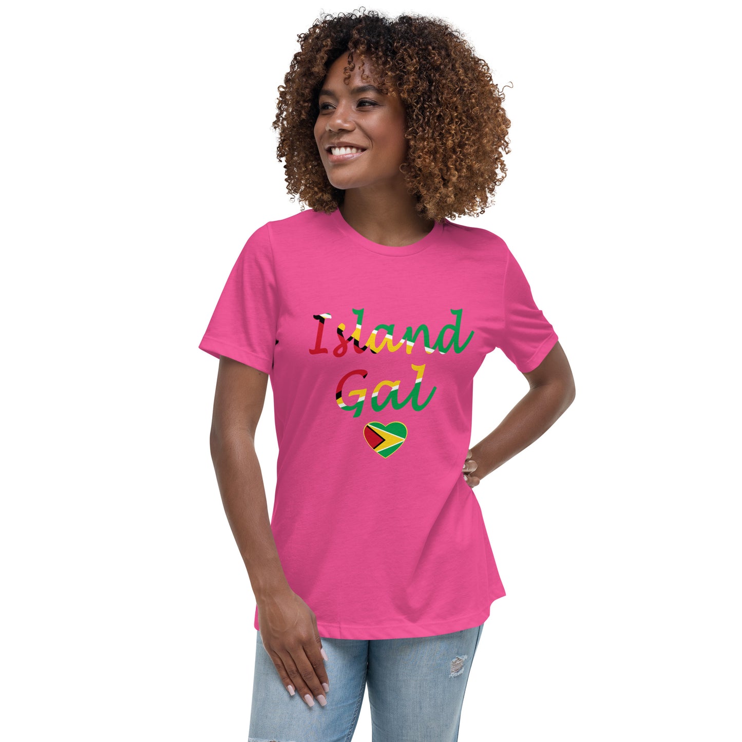 Guyanese Island Gal women's Relaxed T-Shirt