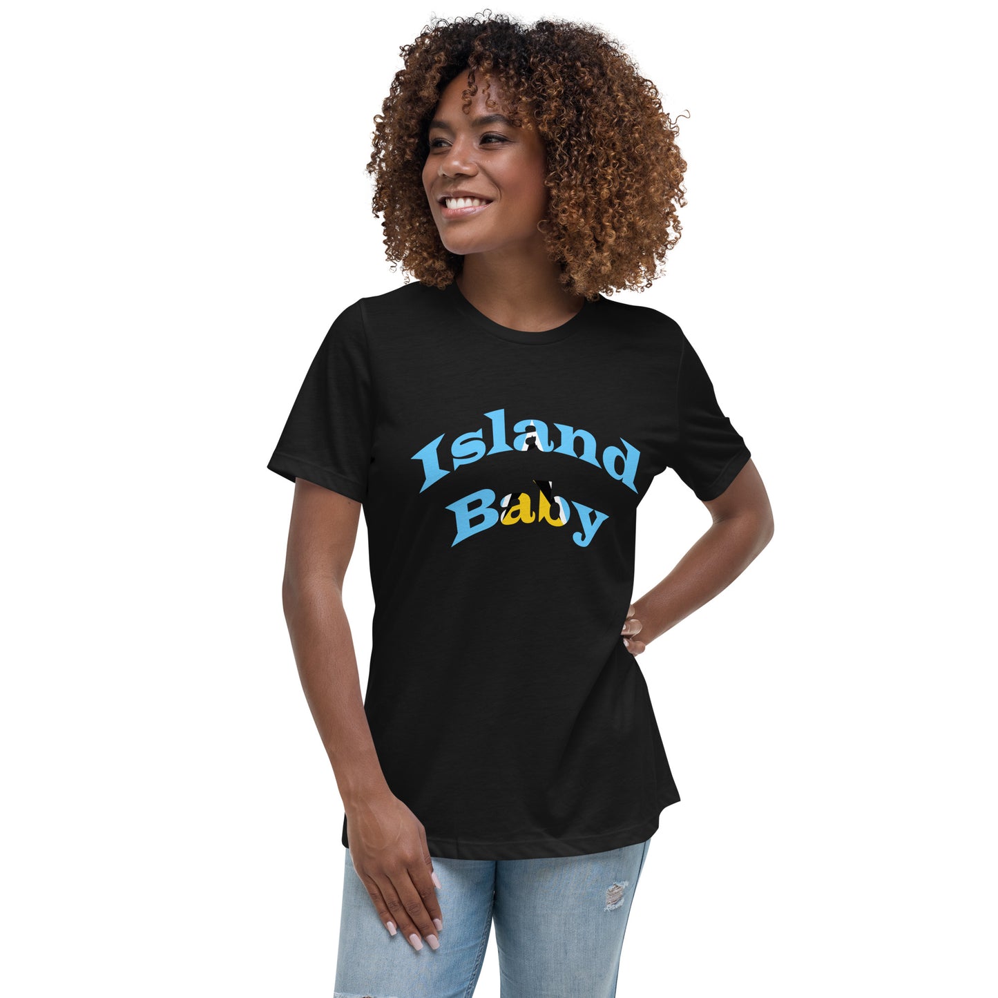 St. Lucian Island Baby women's Relaxed T-Shirt