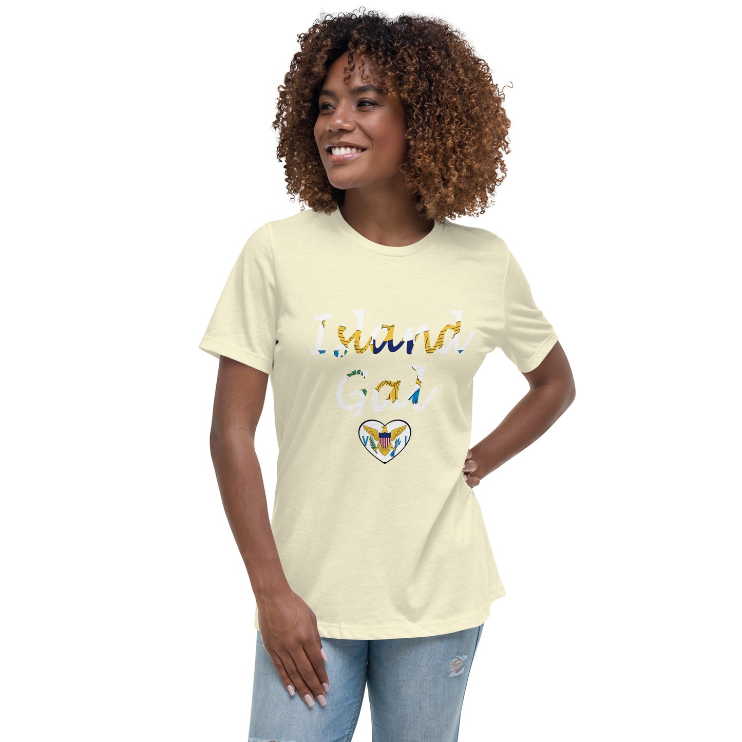 USVI Island Gal women's Relaxed T-Shirt